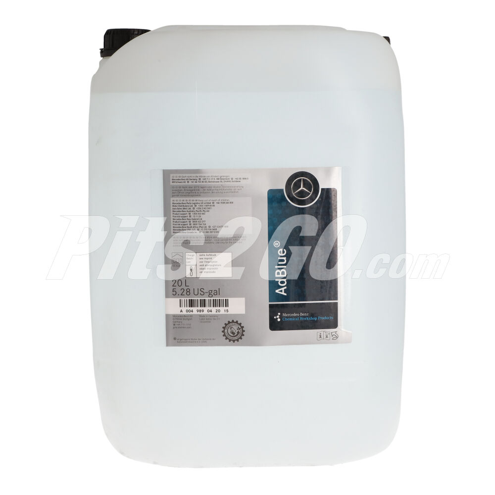 Adblue refrigerante garrafa 20 litros para Vanes, Marca Mercedes-Benz, compatible con Sprinter image number 0