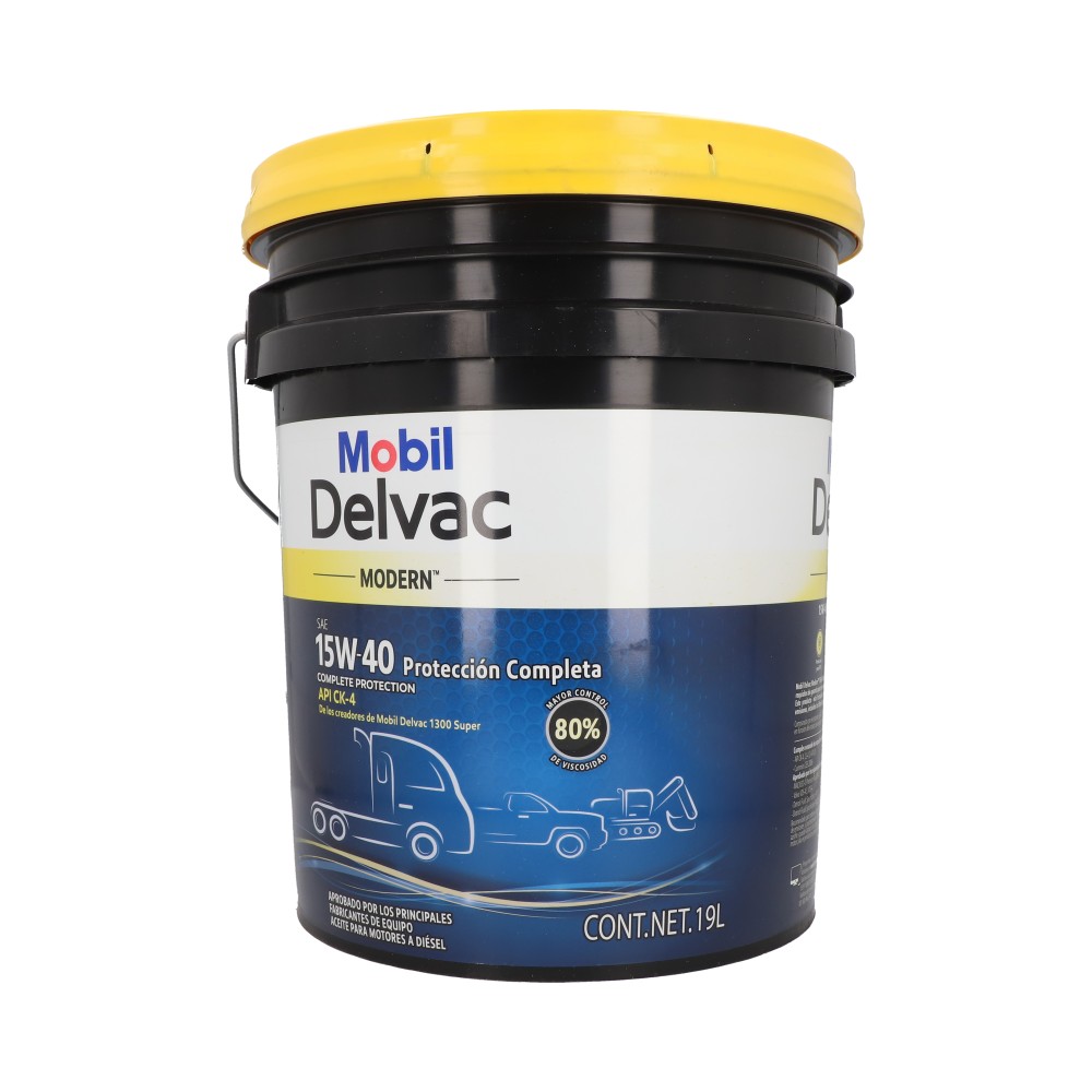 Aceite para motores a diésel SAE 15W-40 API CK-4, cubeta 19 litros