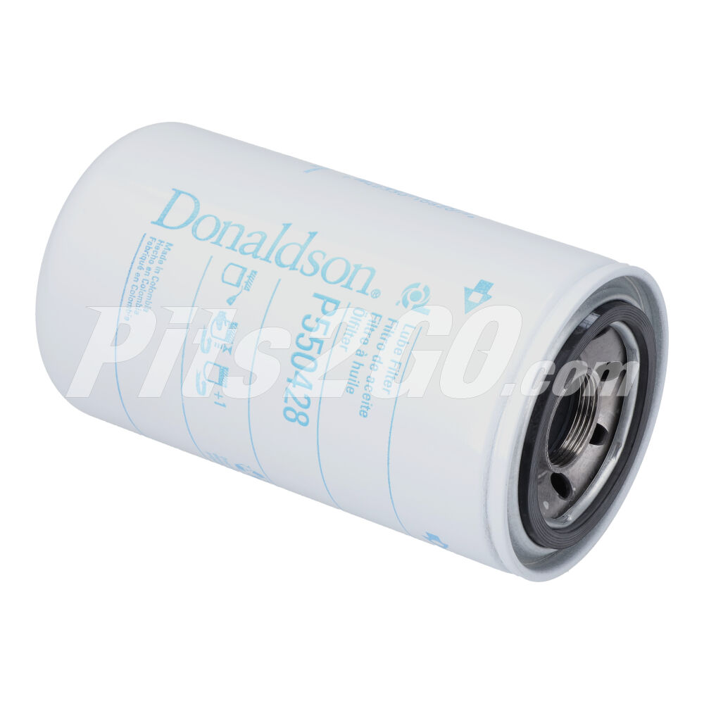 Filtro de aceite para Tractocamión, Marca Donaldson, compatible con Genérico image number 1