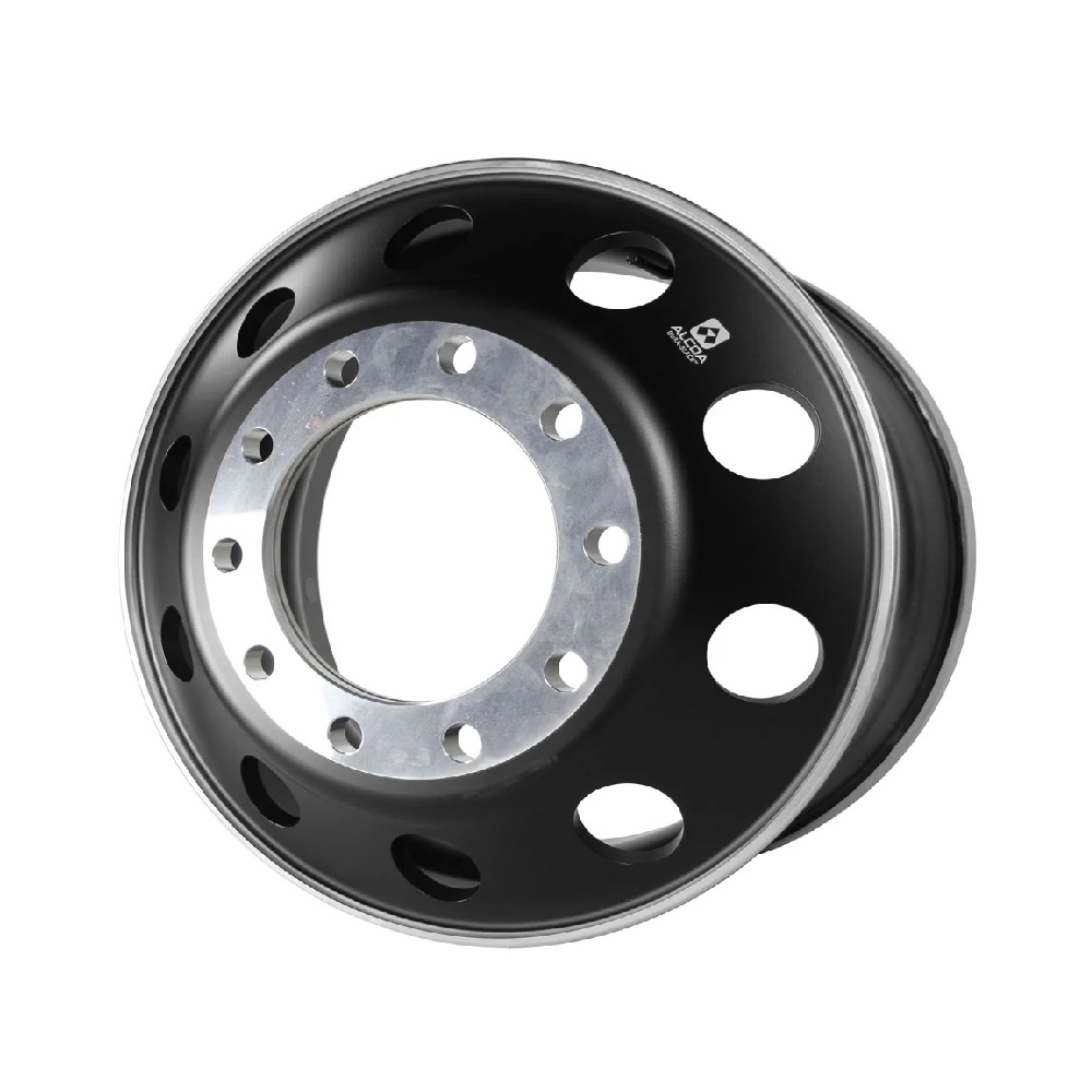 Rin aluminio 22.5 X 8.25 pulgadas 660 BK 10.79 para Tractocamión, Marca Freightliner, compatible con Business Class image number 0