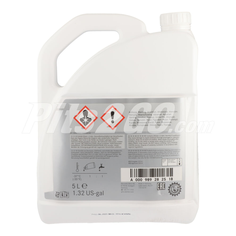 Agente anticorrosivo y anticongelante 5l para Vanes, Marca Mercedes-Benz, compatible con Sprinter image number 3