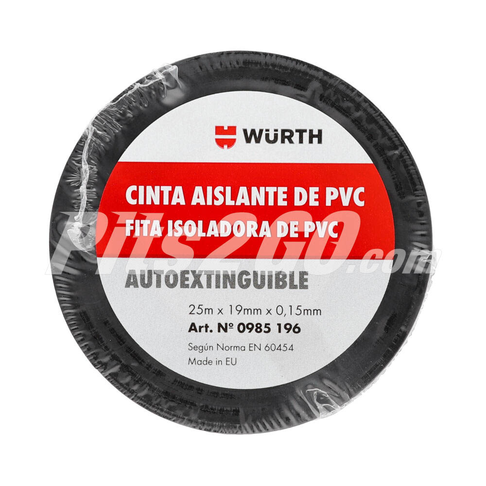 Cinta de aislar para Tractocamión, Marca Wurth, compatible con Genérico image number 1