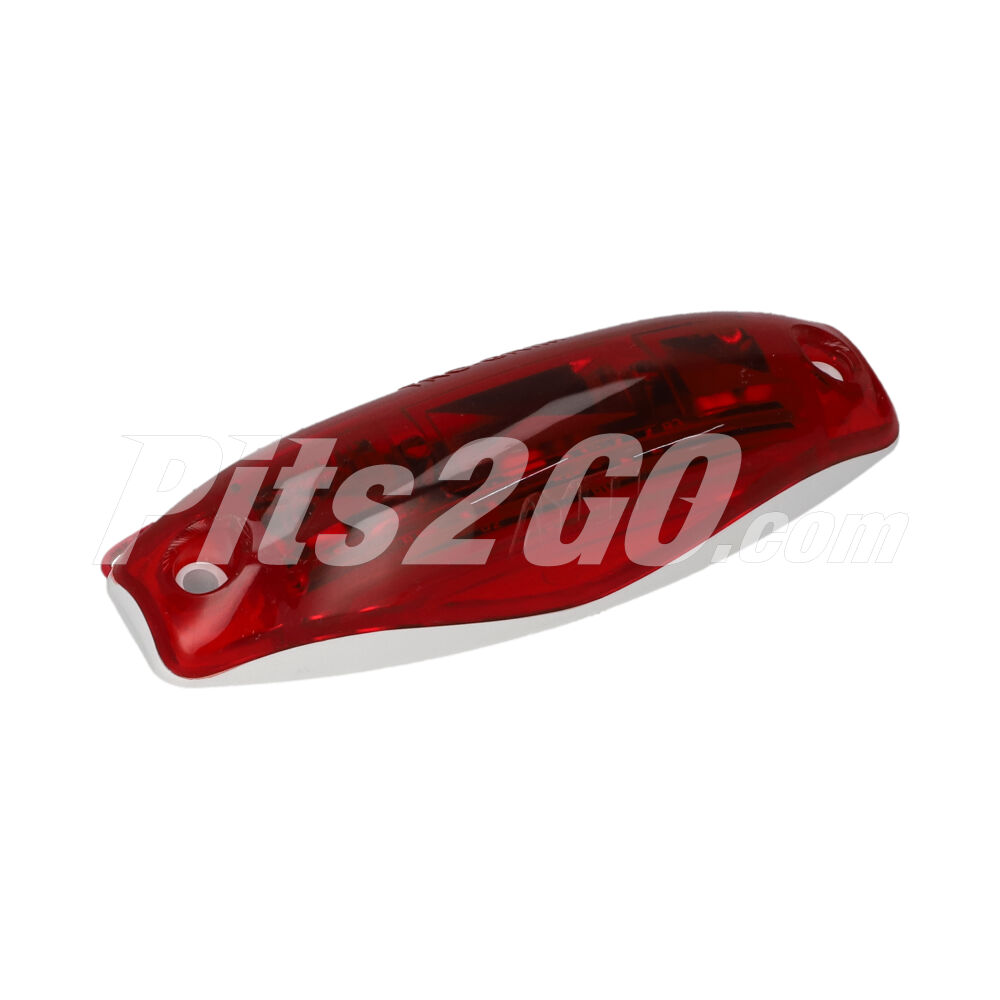 Plafón elíptico rojo para Tractocamión, Marca Ayco, compatible con Genérico image number 1